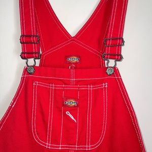 Red Dickies Overalls